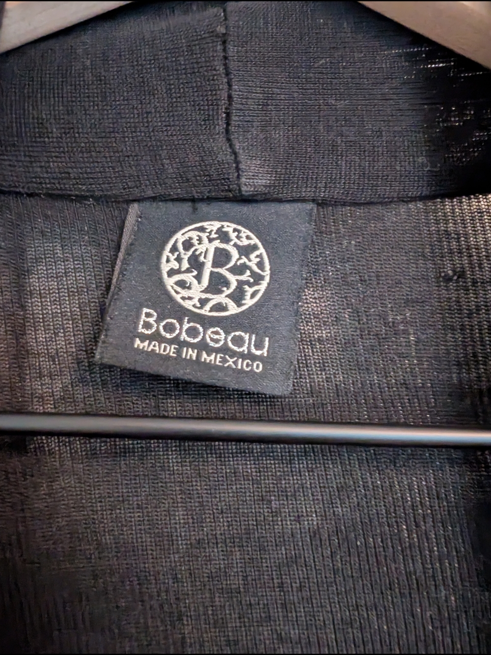 bobeau Black Knit Open Cardigan - Picture 3 of 3